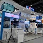 Professional exhibition stand builders creating an immersive trade show booth experience