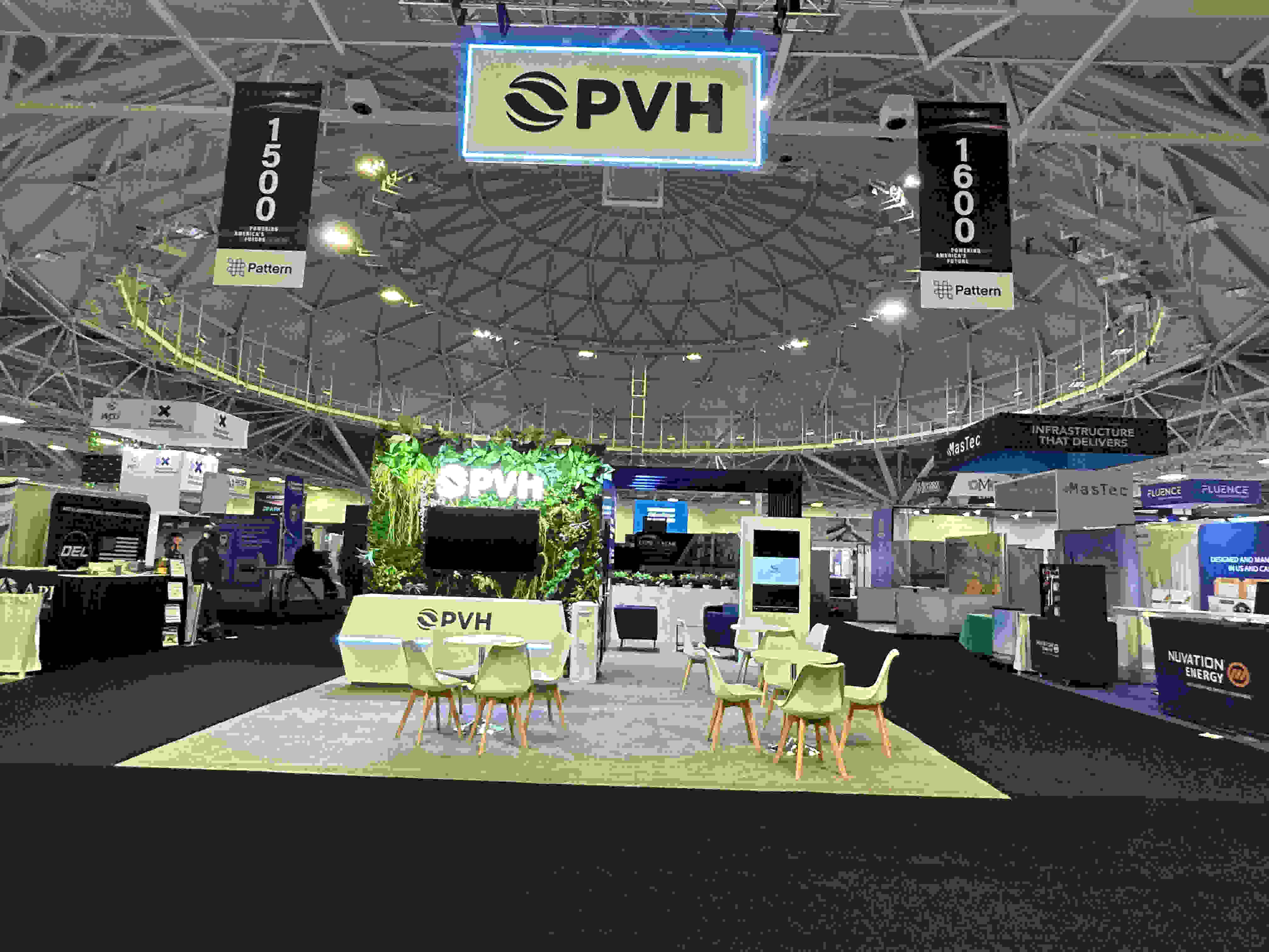 Custom exhibition booth designed by an exhibition booth design company in Nashville for a trade show.